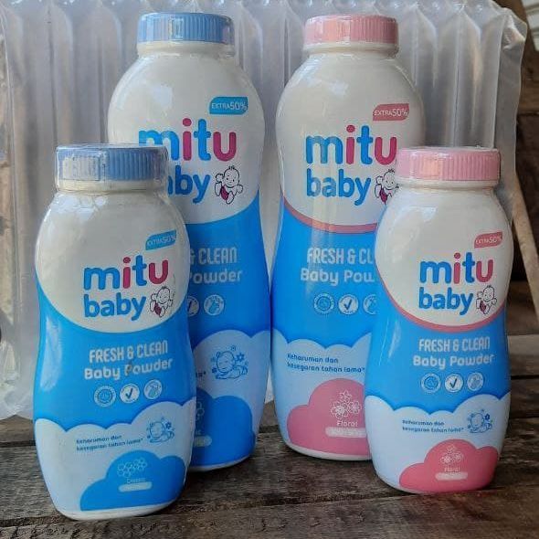 Mitu Baby Fresh & Clean Powder Clasicc Floral 150gr 300gr