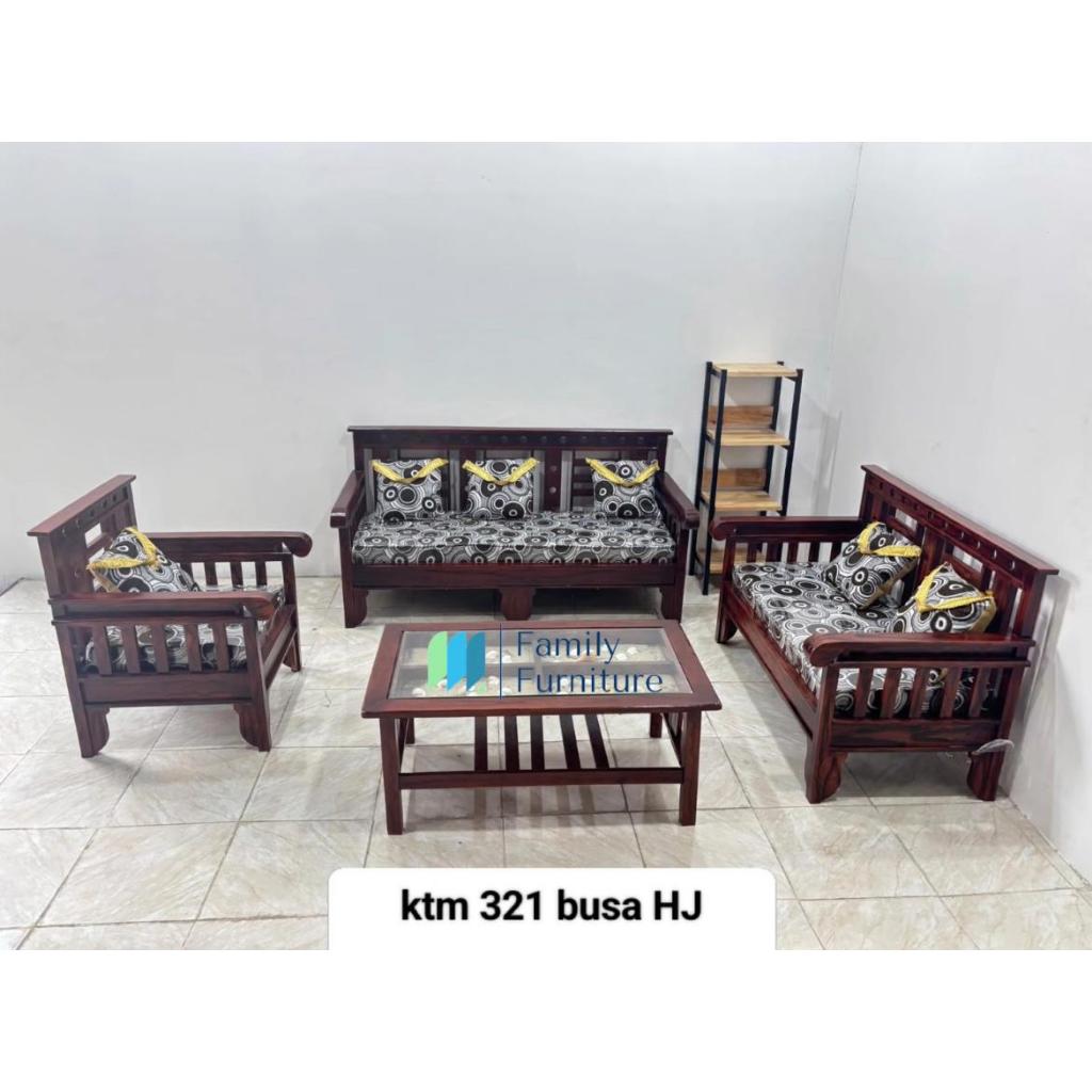 Kursi Tamu Kayu / Kursi Sudut Kayu