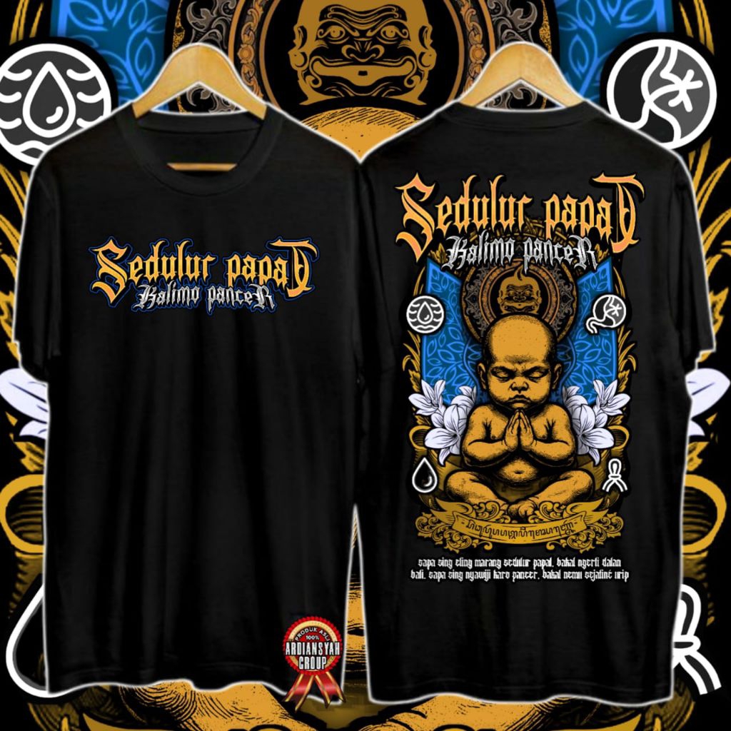 Kaos dewasa netral sedulur papat kalimo pancer jawa