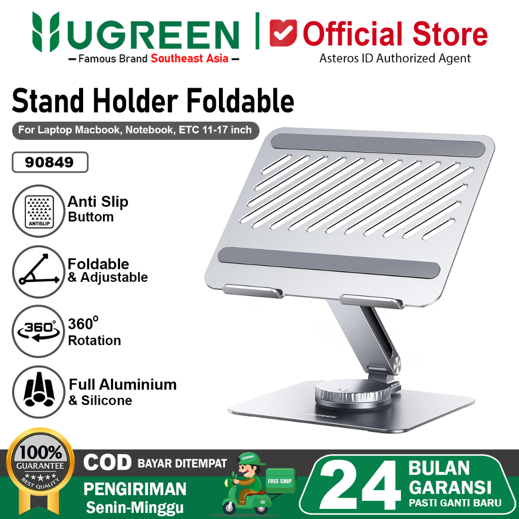 UGREEN Stand Laptop Macbook Notebook Rotate 360° foldable 90849