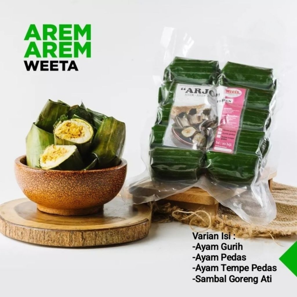 

Arem-Arem Isi Ayam Vacuum Frozen Weeta – Snack Beku Padat Gizi Praktis Enak & Gurih