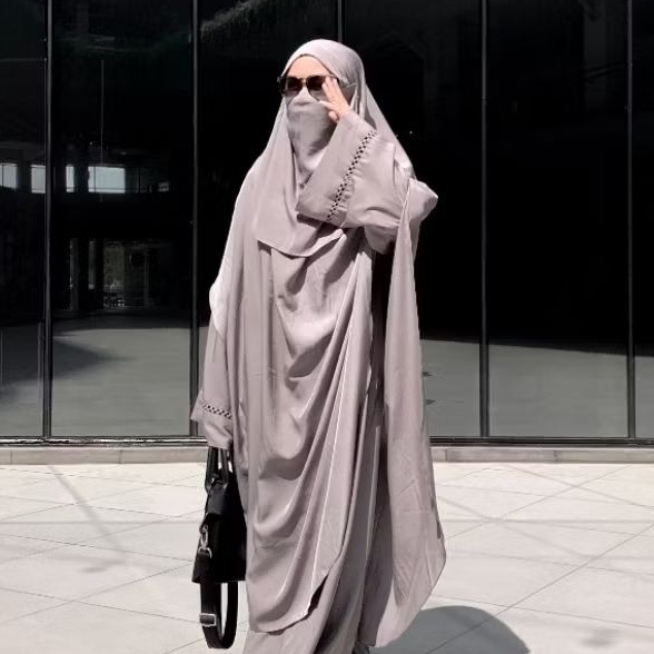 Long French Khimar Tencel Uniqlo French Khimar Jumbo