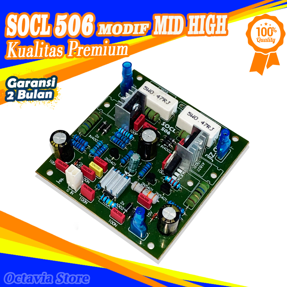 Kit Power Amplifier SOCL 506 Modif MID HIGH Kualitas Premium