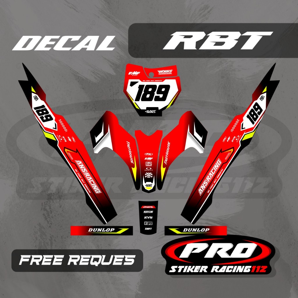 DECAL RBT BODY JUPITER YAMAHA VEGA NEW FULL BODY DEKAL STICKER STRIPING TERBARU HONDA REVO