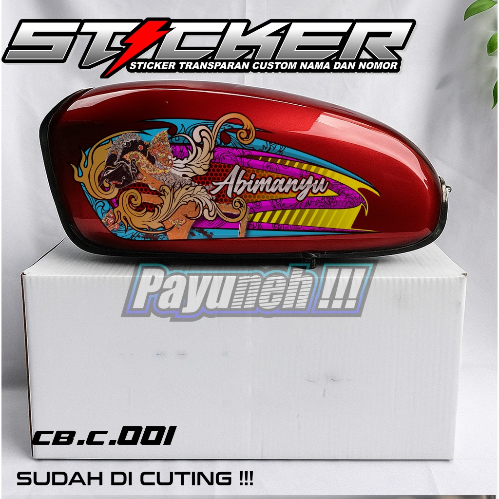 01 STICKER STRIPING MOTOR CB 100 - STICKER STRIPING MOTOR CB 100 PREMIUM GRAFHIC