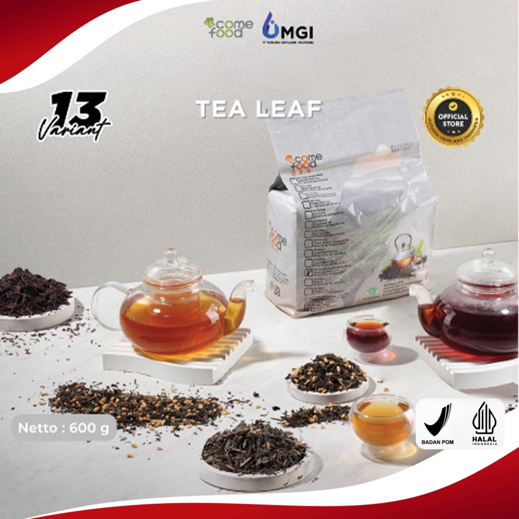 

Mutiaragemilang.id Comefood Daun Teh Premium Tea Leaf 600g - Black Tea , Green Tea , Oolong Tea