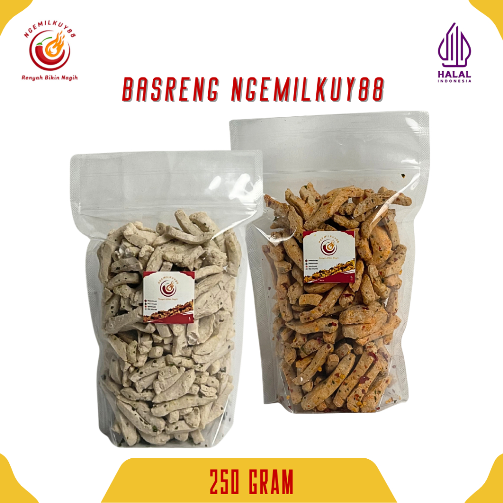 

Basreng Daun Jeruk 250Gram Basreng Pedas Basreng Campur Pedas Cemilan Pedas Snack Pedas Ngemilkuy88_