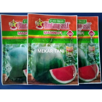 Benih semangka non biji Madrid F1 20gr