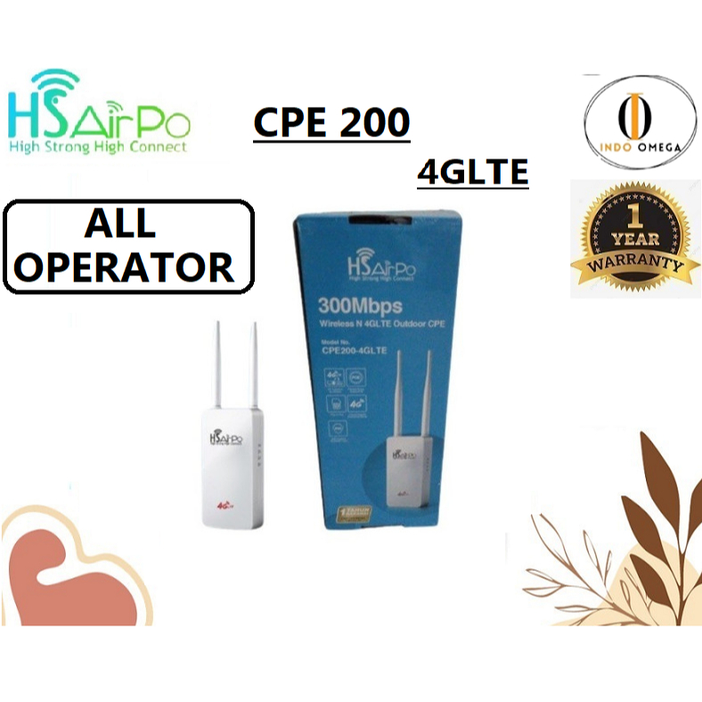 HSAirPo CPE200-4G-LTE  4G Outdoor Wireless 2.4ghz 300 Mbps CPE 200