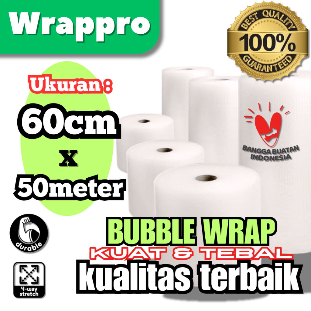 

Bubble Wrap Roll Eceran 60x50m