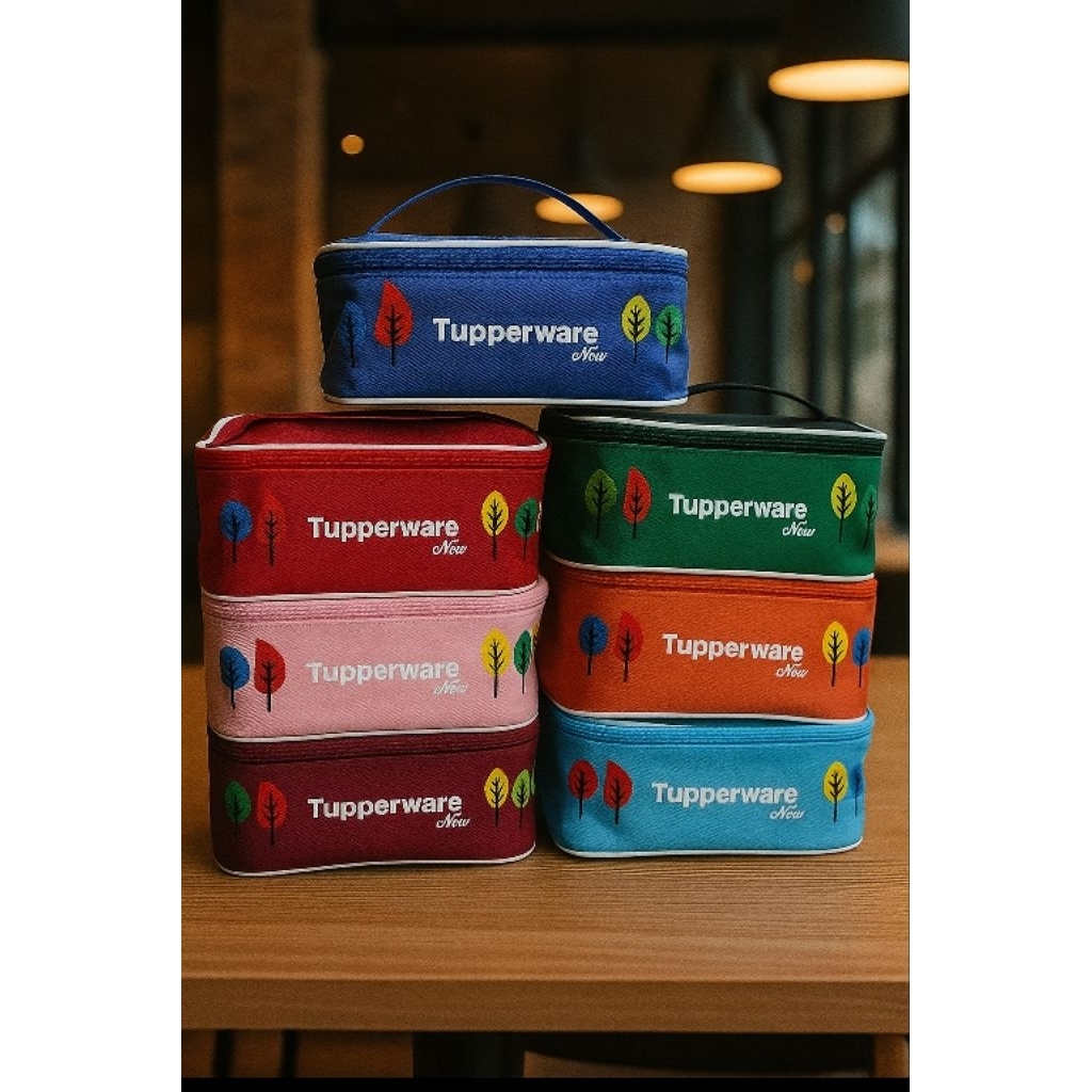 Tas Lolly Tup Tas bekal Tas tenteng Tas bekal untuk wadah Tupperware lolly tup