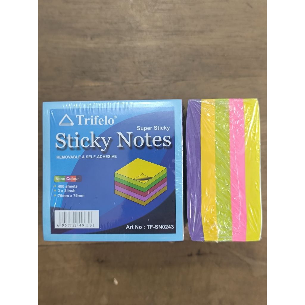 

Sticky Notes Trifelo 76x76mm(3inci) 400lembar
