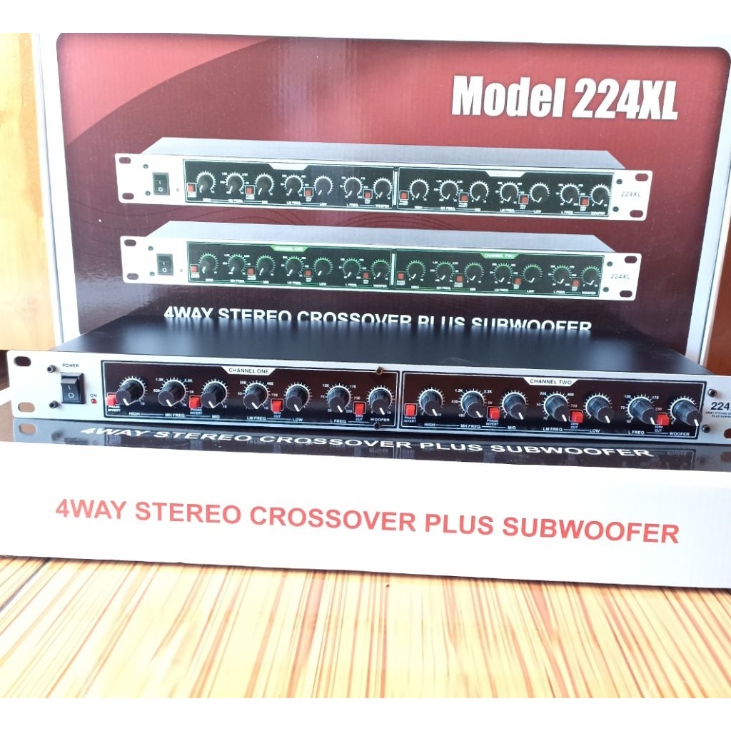 crossover model DBX 224 / 224xl 4 way stereo crossover