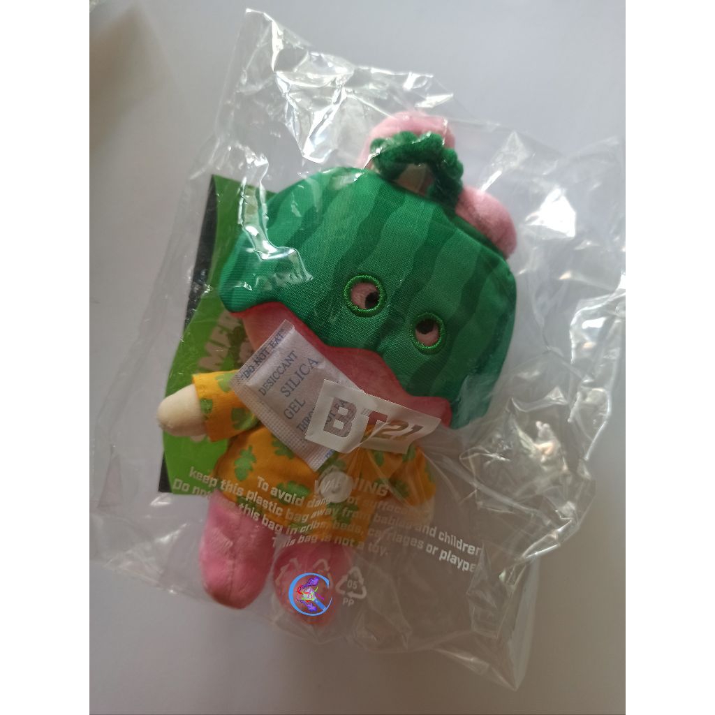 BT21 BTS KEYRING OFFICIAL SUMMER RAIN DOLL COOKY KOYA