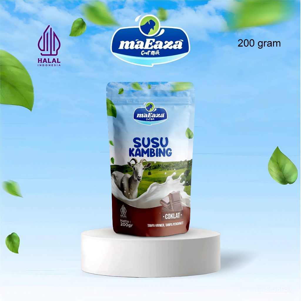 

MaEaza Susu Kambing Rasa Coklat Tanpa Krimer