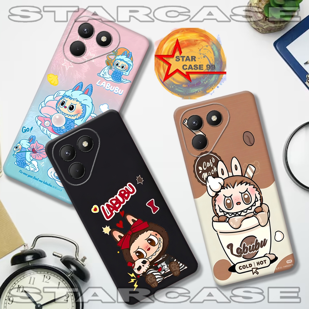 Softcase karet tecno pova 7 4g/S47/Motif cewek/casing tecno pova 7 4g/case hp tecno pova 7 4g