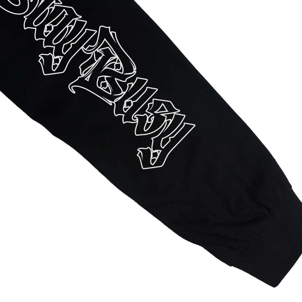 Troy Company Longsleeve Tshirt Black Groov - Kaos Hitam Lengan Panjang LS 3205