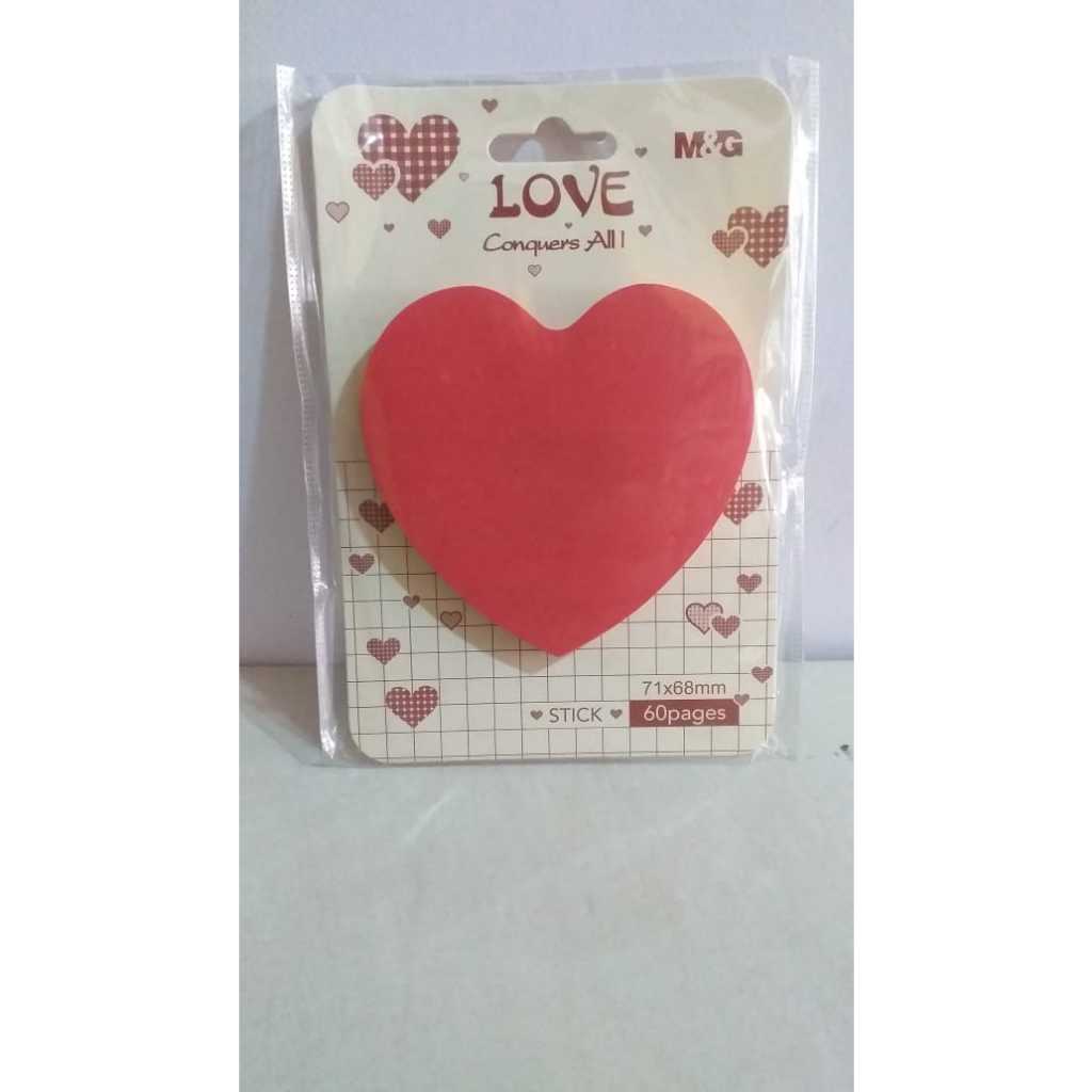 

stick note love 60 lembar 71x68mm