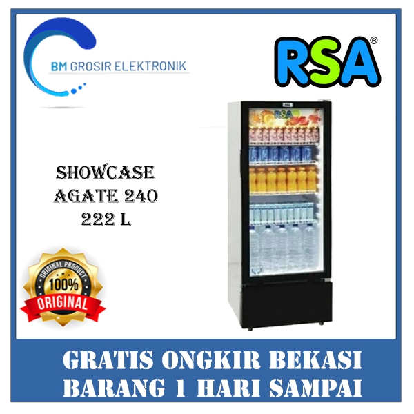 RSA SHOWCASE AGATE 200 SHOWCASE 3 RAK 192 LITER
