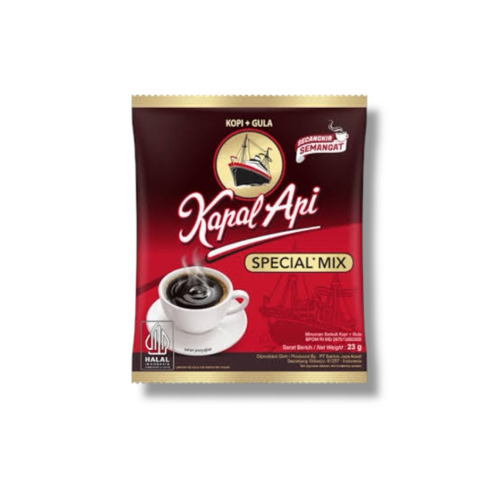 

KAPAL API SPECIAL MIX KOPI+GULA 23GR