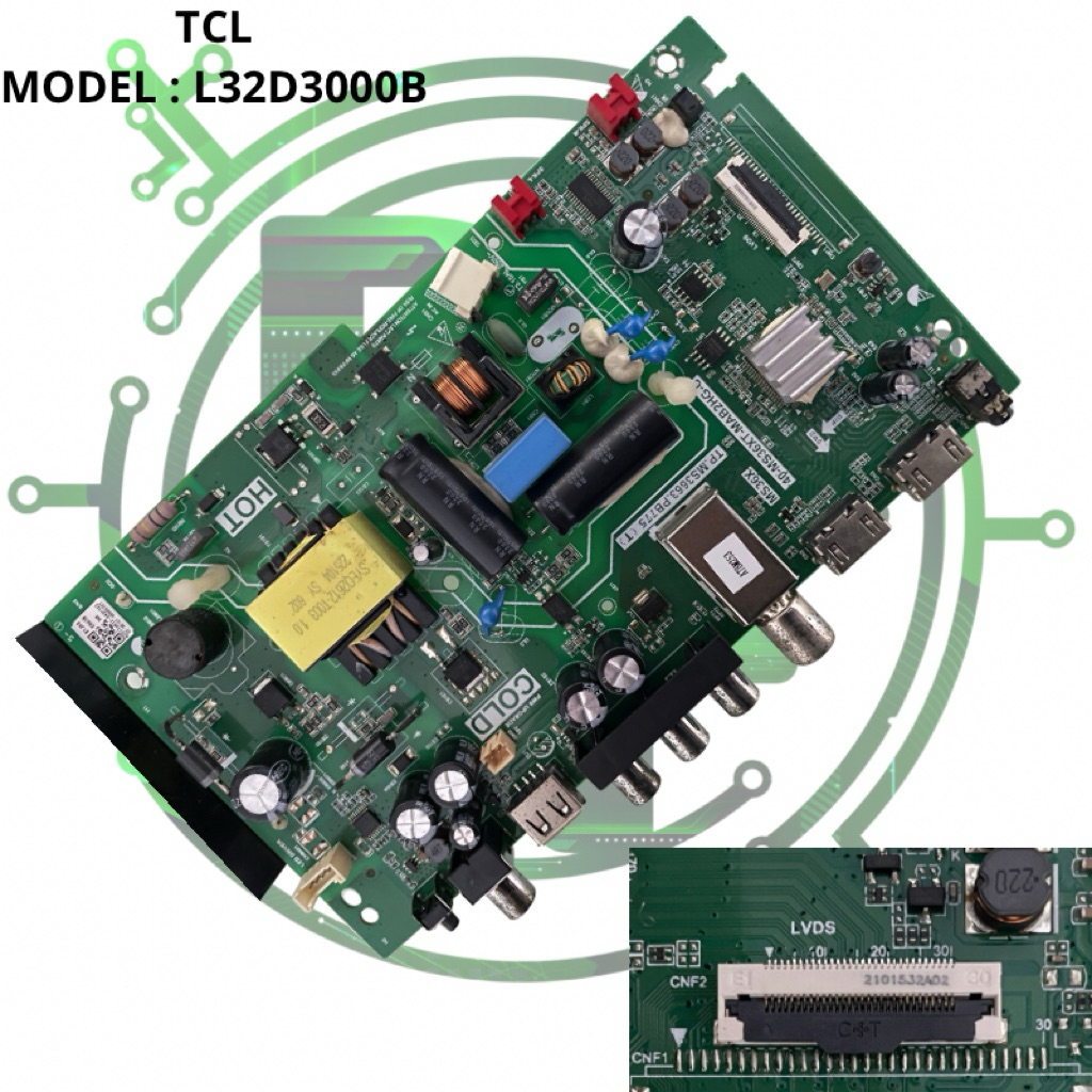 MB MAINBOARD TV TCL L32D3000B  L32D3000 32D3000B 32D3000 B