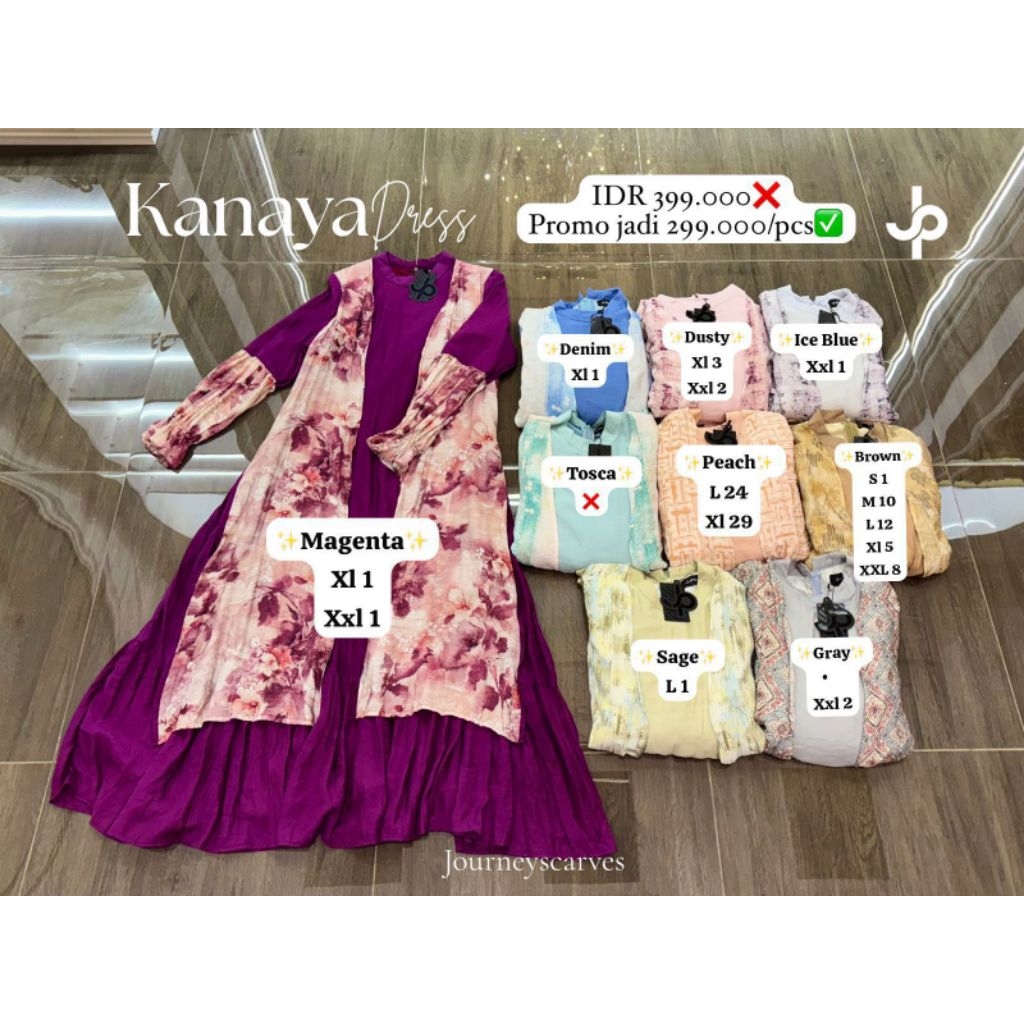 gamis by Journey ✔️ gamis Kanaya Dress  by Journey, gamis motif, magis outer, gamis kondangan