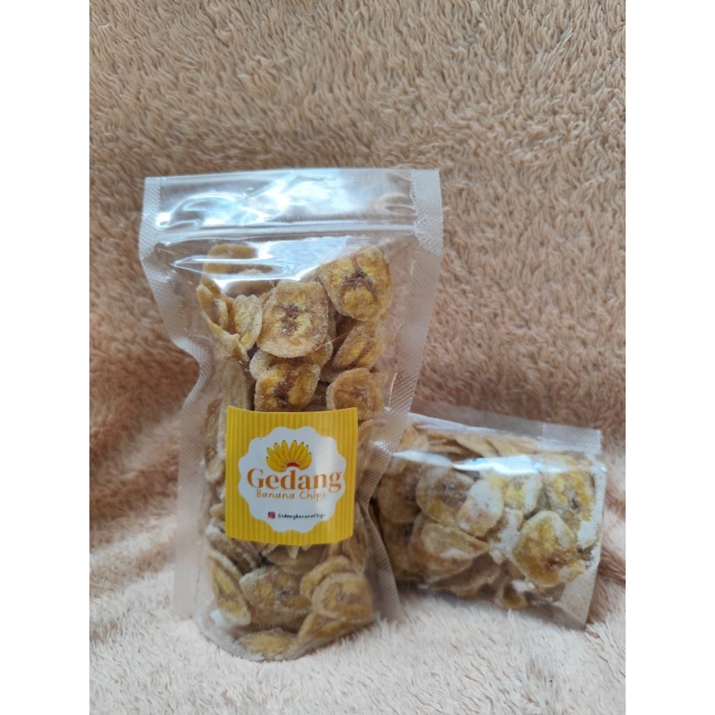 

Keripik pisang "Gedang" Banana Chips Rasa Manis 100 gram