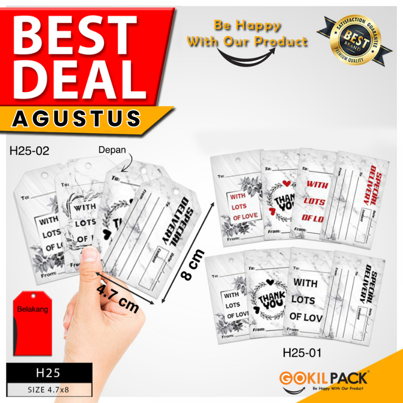 

Hang Tag – Label baju - Hang Tag Motif 4,7x8 | H25