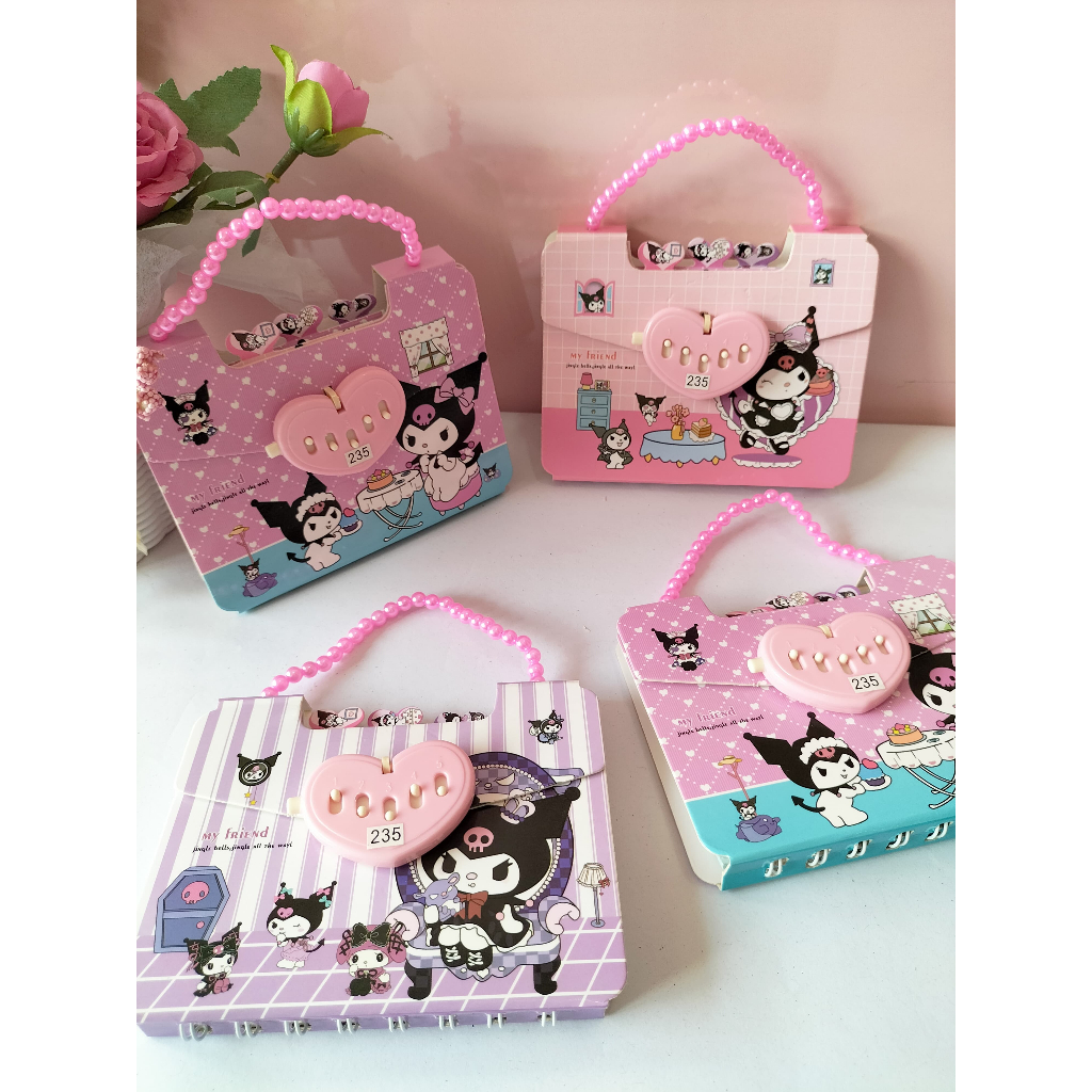 

Veiso_NOTE BOOK + GEMBOK SANRIO/NOTEBOOK SPIRAL XQ-85K SANRIO / BUKU TULIS CATATAN / NOTEPAD SANRIO