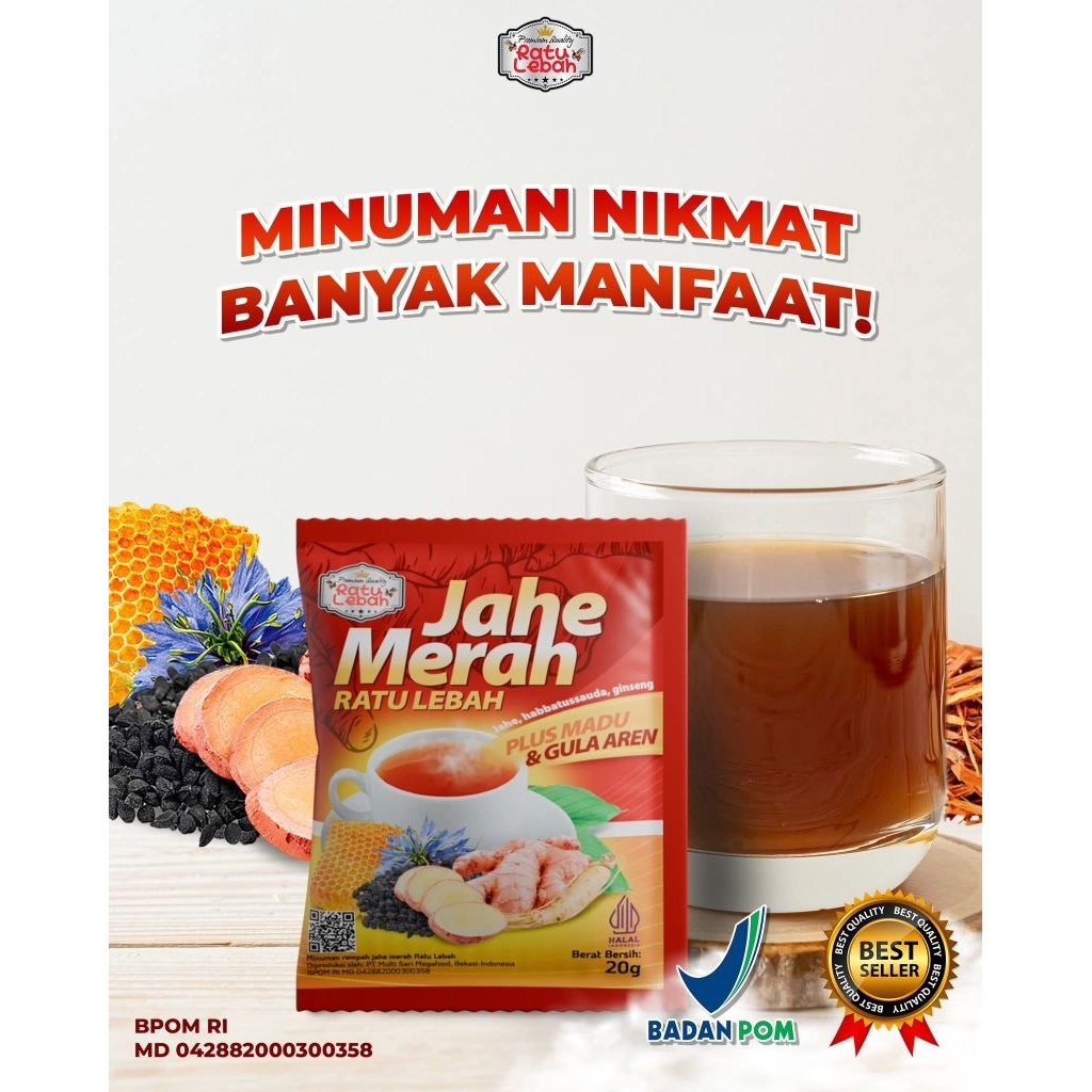 

Jahe Merah Ratu Lebah PLUS