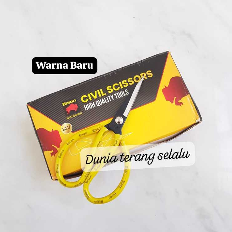 

Gunting KODOK BISON No#1 8'' 8inch Serbaguna Kain Kertas Aluminium Seng Kulit Konveksi Multipurpose Scissors