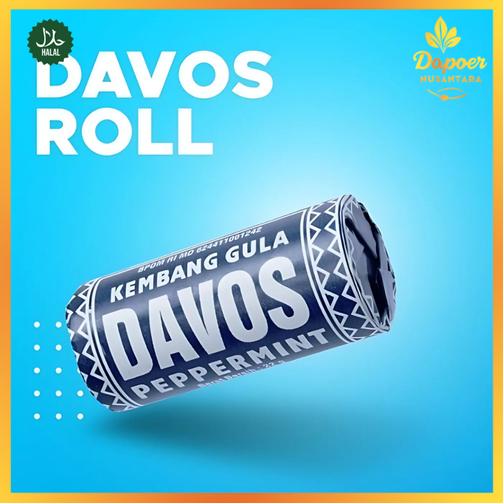 

Permen Jadul Rasa Mint Merk Davos Oleh Oleh Khas Purbalingga