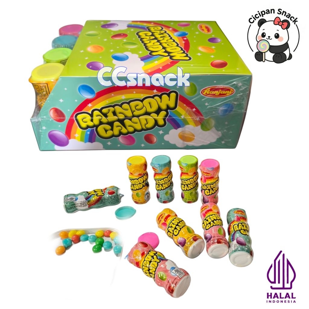 

RANJANI RAINBOW CANDY BOX ISI 24