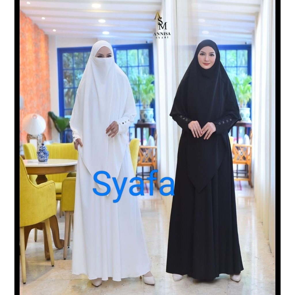 Gamis french khimar set