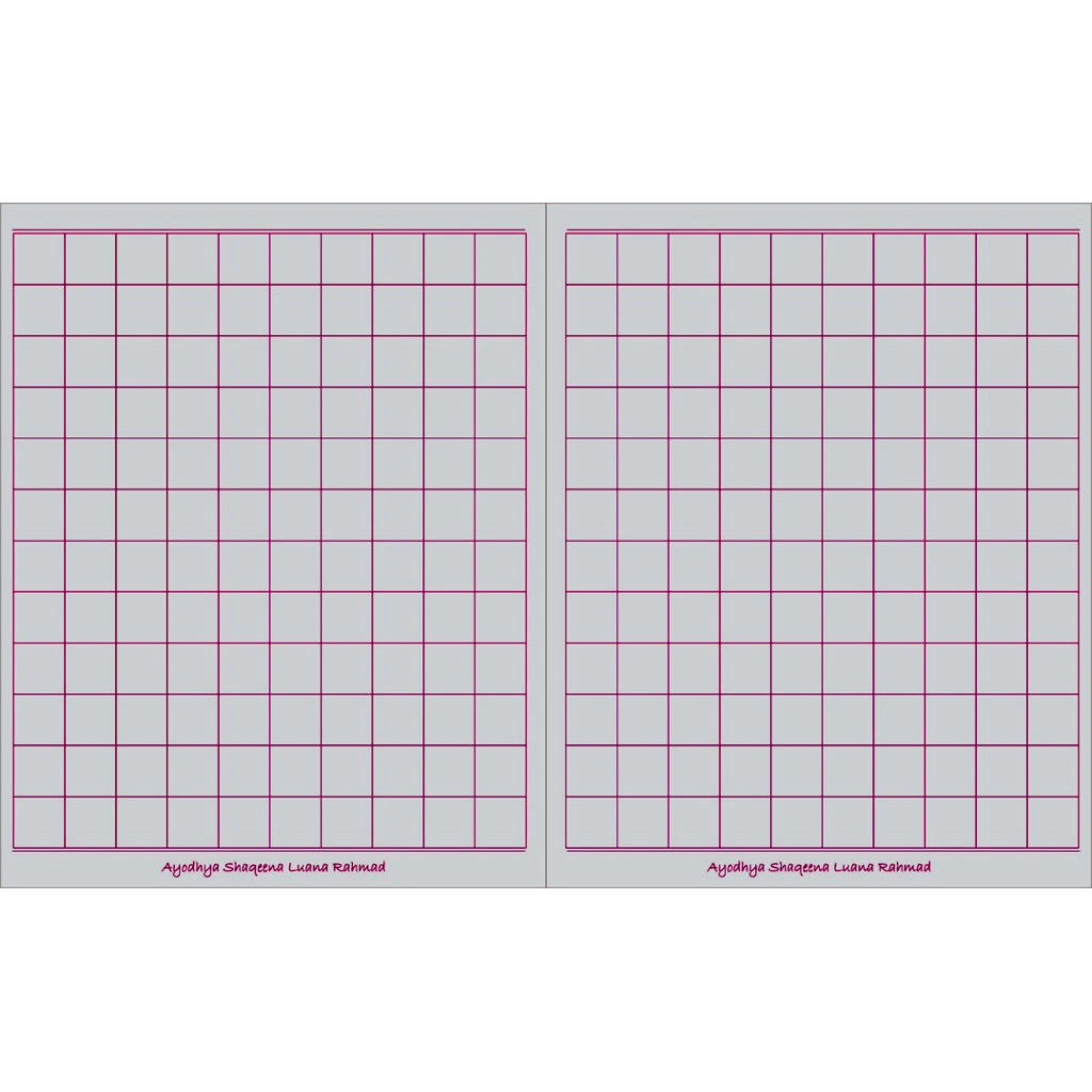 

Buku Kotak Custom Cover by request