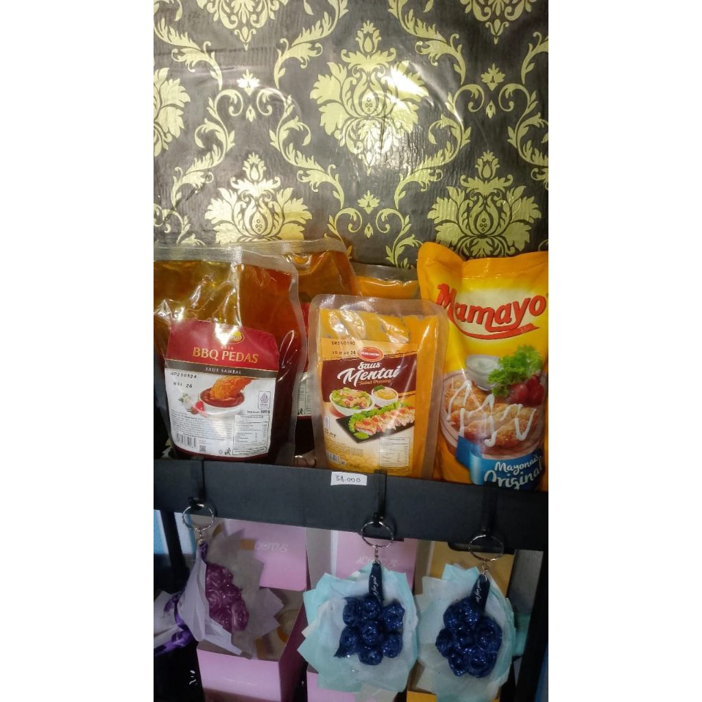 saus BBQ/mentai/ mayones/keju termurah
