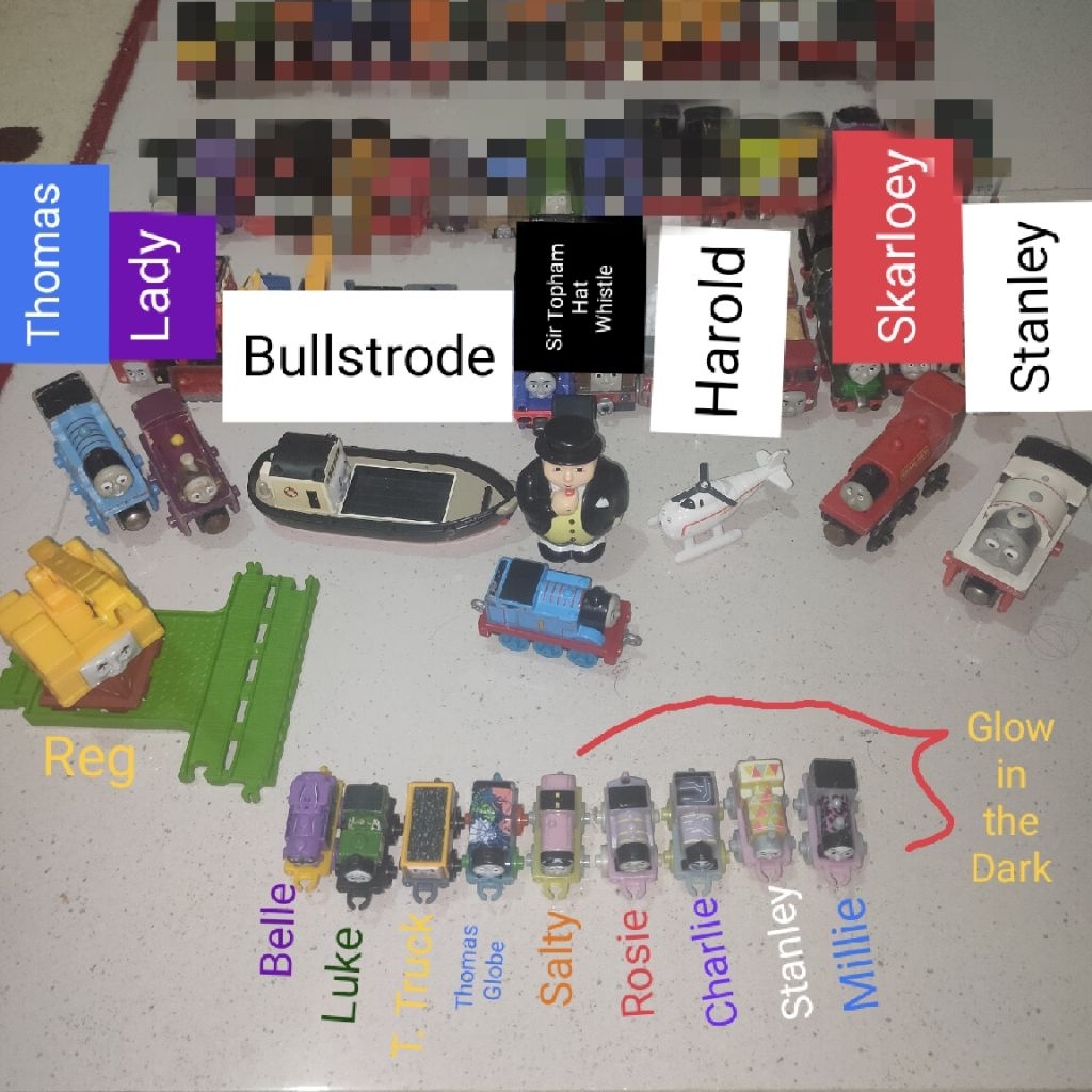 Karakter dari Thomas and Friends [Cek Variasi Produk] yang available di gambar terakhir (dari PlaySe