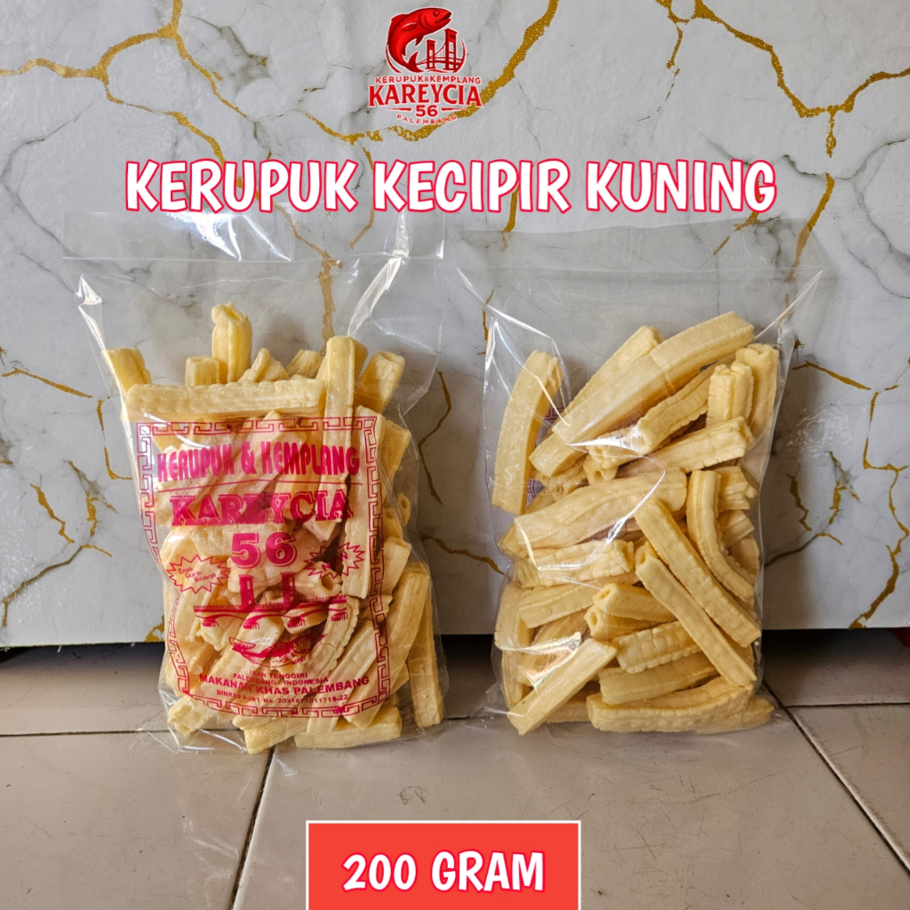 

Kerupuk Kecipir Kuning - 200 Gram