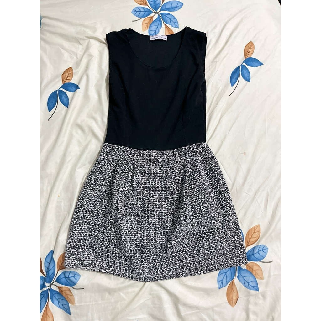 preloved dress tweed mini