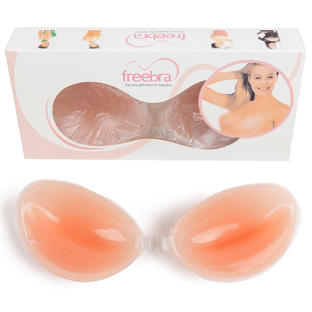 OCA COLLECTION BR001 [FREE BOX] Silicon Bra Tempel Tanpa Tali Bisa Dicuci Pembentuk Payudara