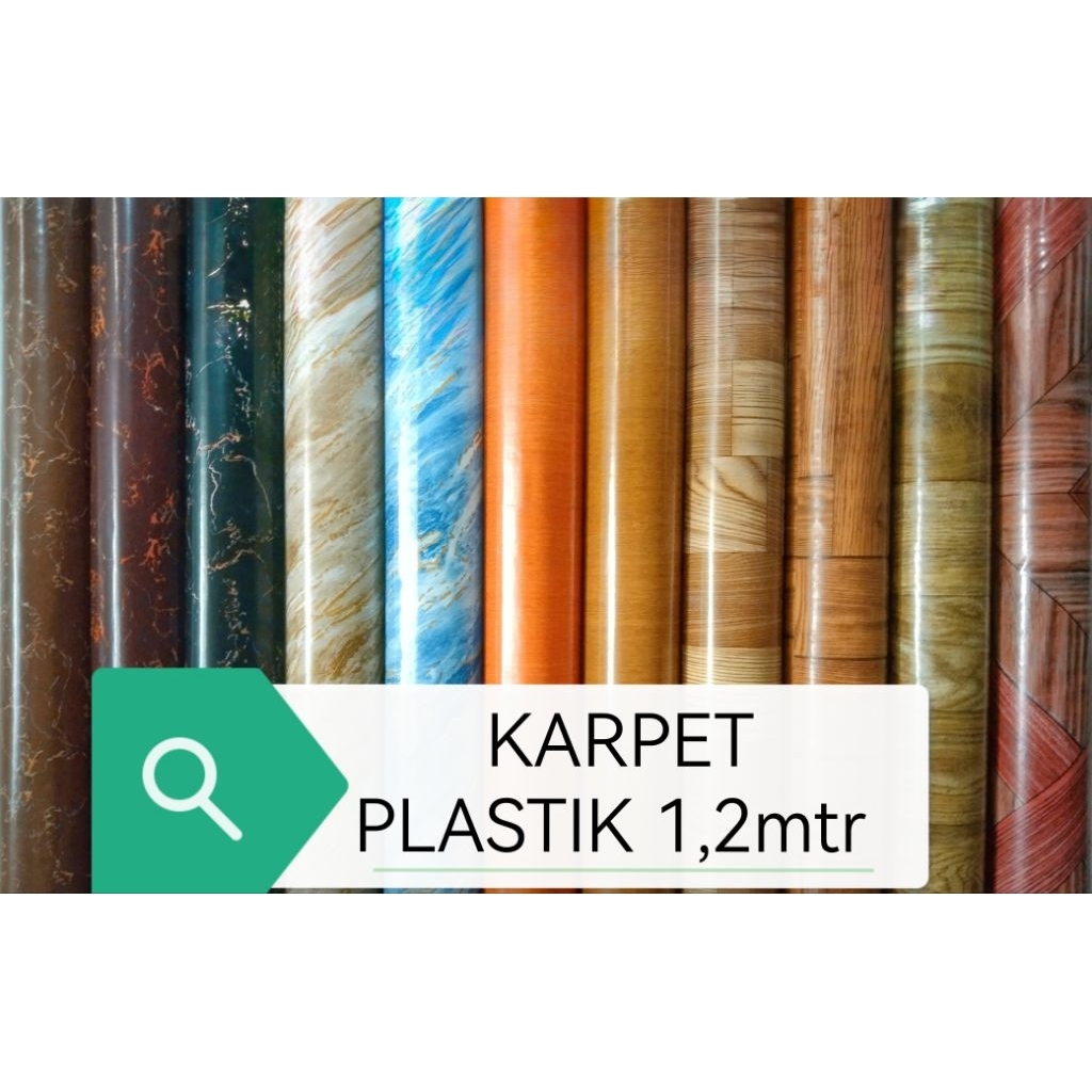 READY KARPET PLASTIK 1,2 METER/ KARPET MEJA/MEJ DAPUR/ALAS MEJA/KARPET LANTAI/ALAS LANTAI PER METER
