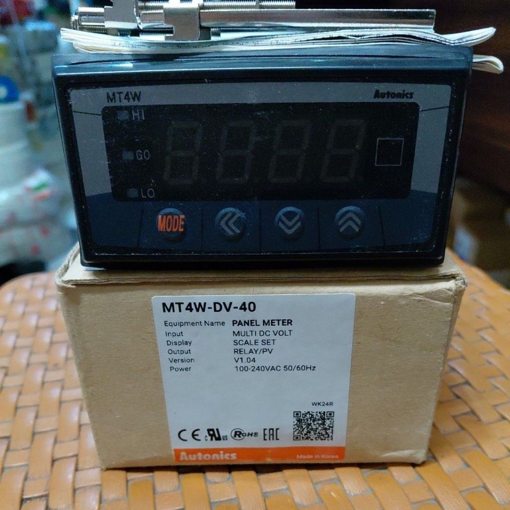 PANEL METER AUTONICS MT4W-DV-40/MT4W-DV-40 AUTONICS ORIGINAL