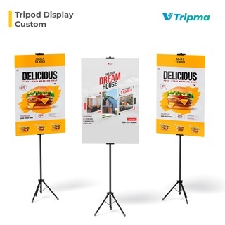 

Tripod Stand Sign - Tripod Display - Papan Iklan + Foam Board 50x70