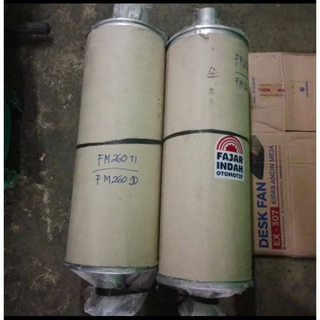 MUFFLER TABUNG KNALPOT HINO LOHAN FM 260TI HINO 500 FM 260JD/JW HINO BUS RK8J R260 RKZ