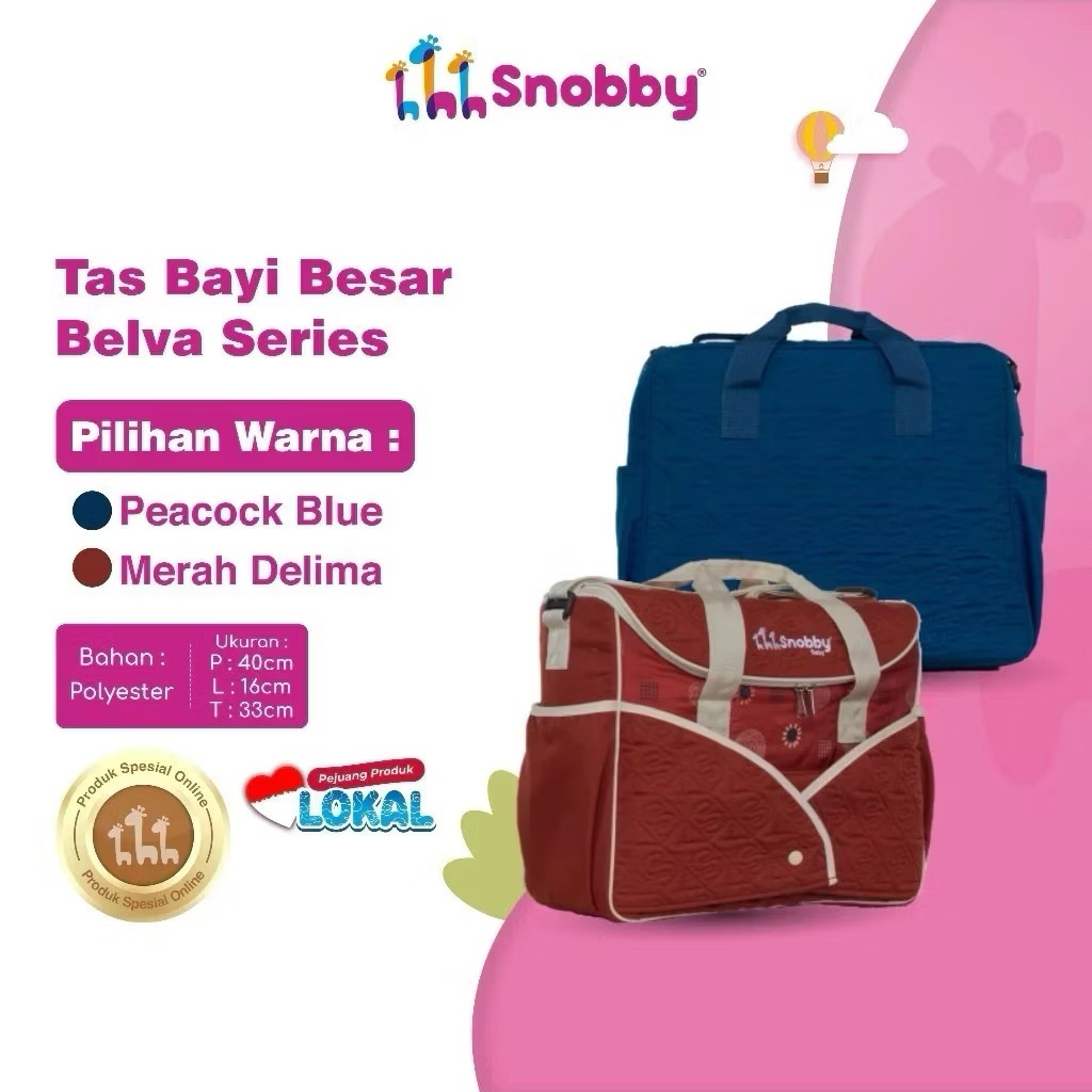 Snobby Tas Bayi Besar Belva Series // Tas Bayi Belva // Snobby