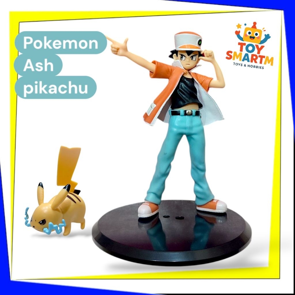 Action Figure Pokemon Ash Dan Pikachu Figure Anime Pokemon