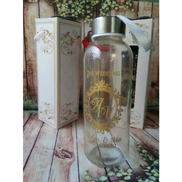 souvenir botol tumbler kaca souvenir tumbler souvenir pernikahan souvenir botol minum