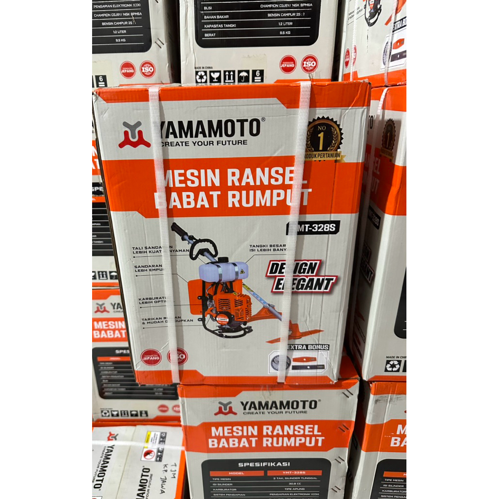 mesin potong rumput 328 yamamoto /mesin potong rumput gendong/fullset brush cutter