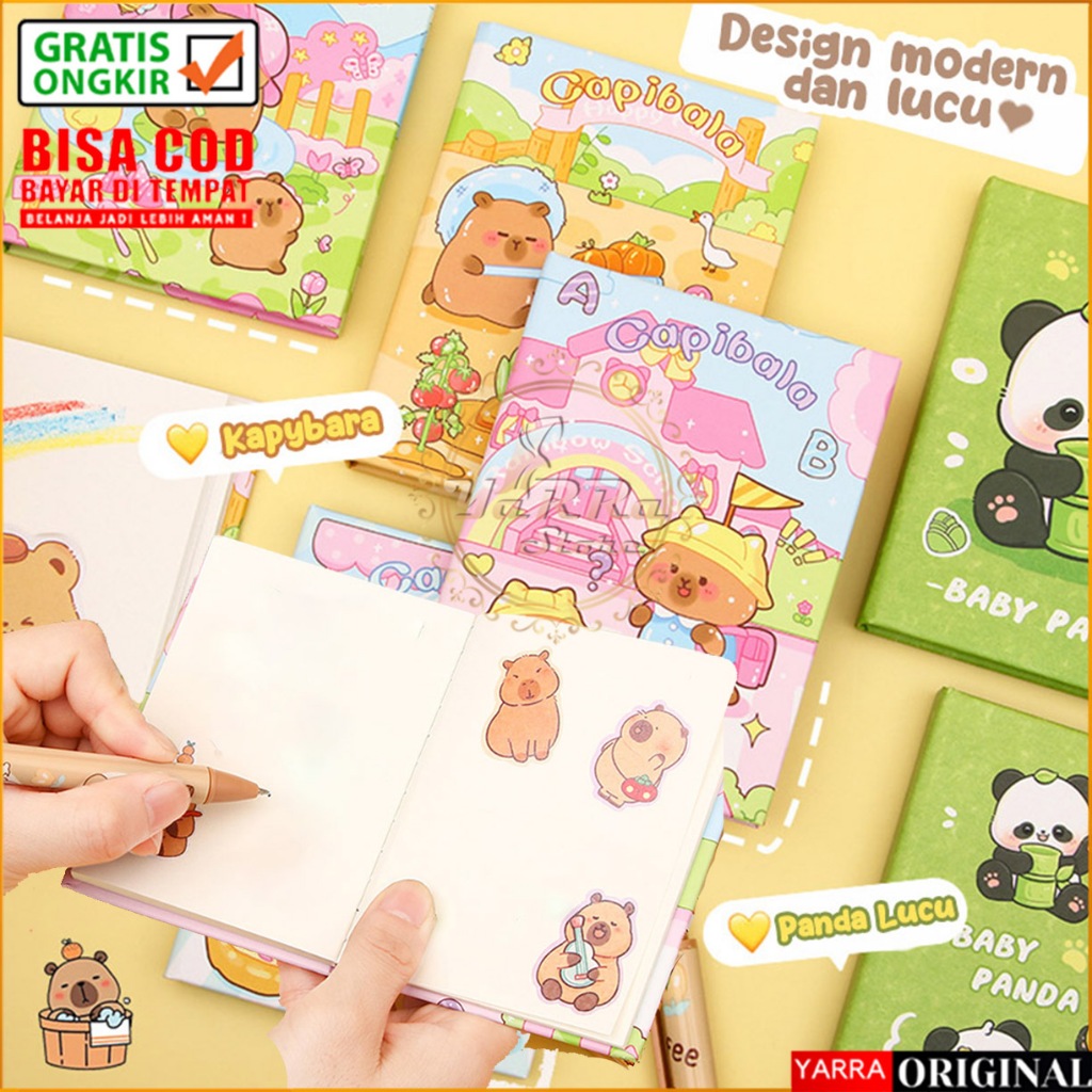 

Notebook Mini Buku Catatan Motif Karakter Kartun Buku Tulis Anak Diary Book Lucu