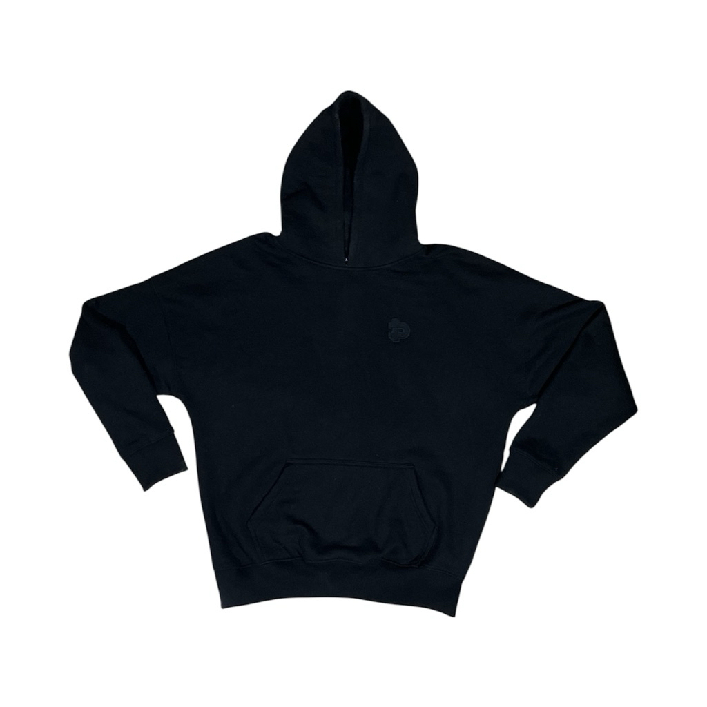 Preloved Preppstudio Hoodie Preppstudio Prepp Oversized Hoodie Signature Patch Black - Size L by